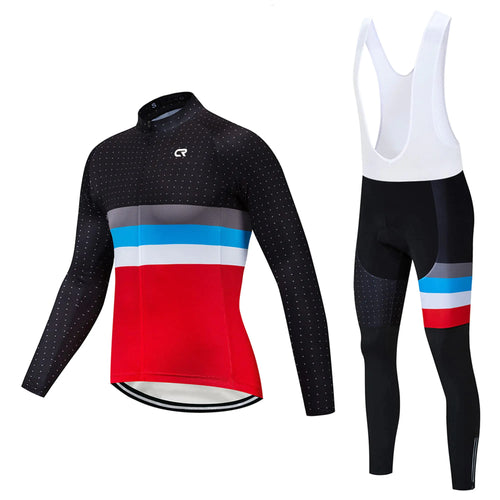 Zimná cyklistická súprava CR pre mužov – termo fleece